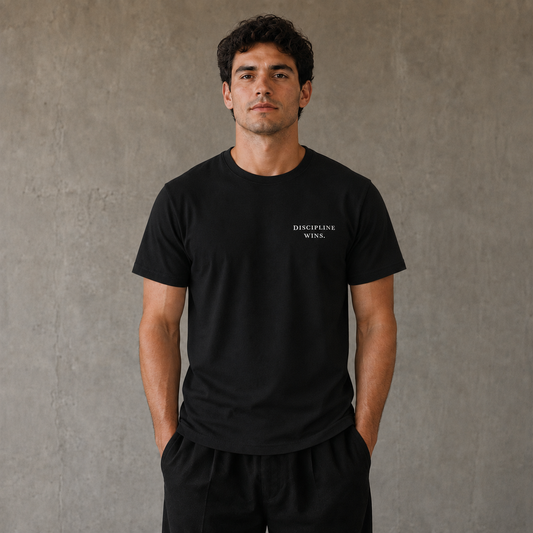 DISCIPLINE WINS.™ – Organic Essential Tee