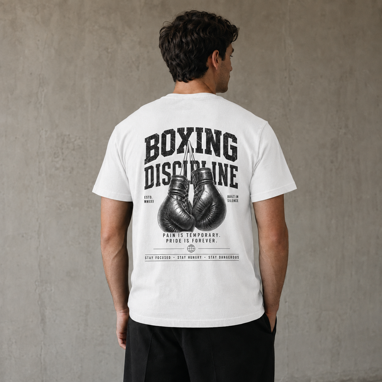 BOXING DISCIPLINE – Organic T-Shirt