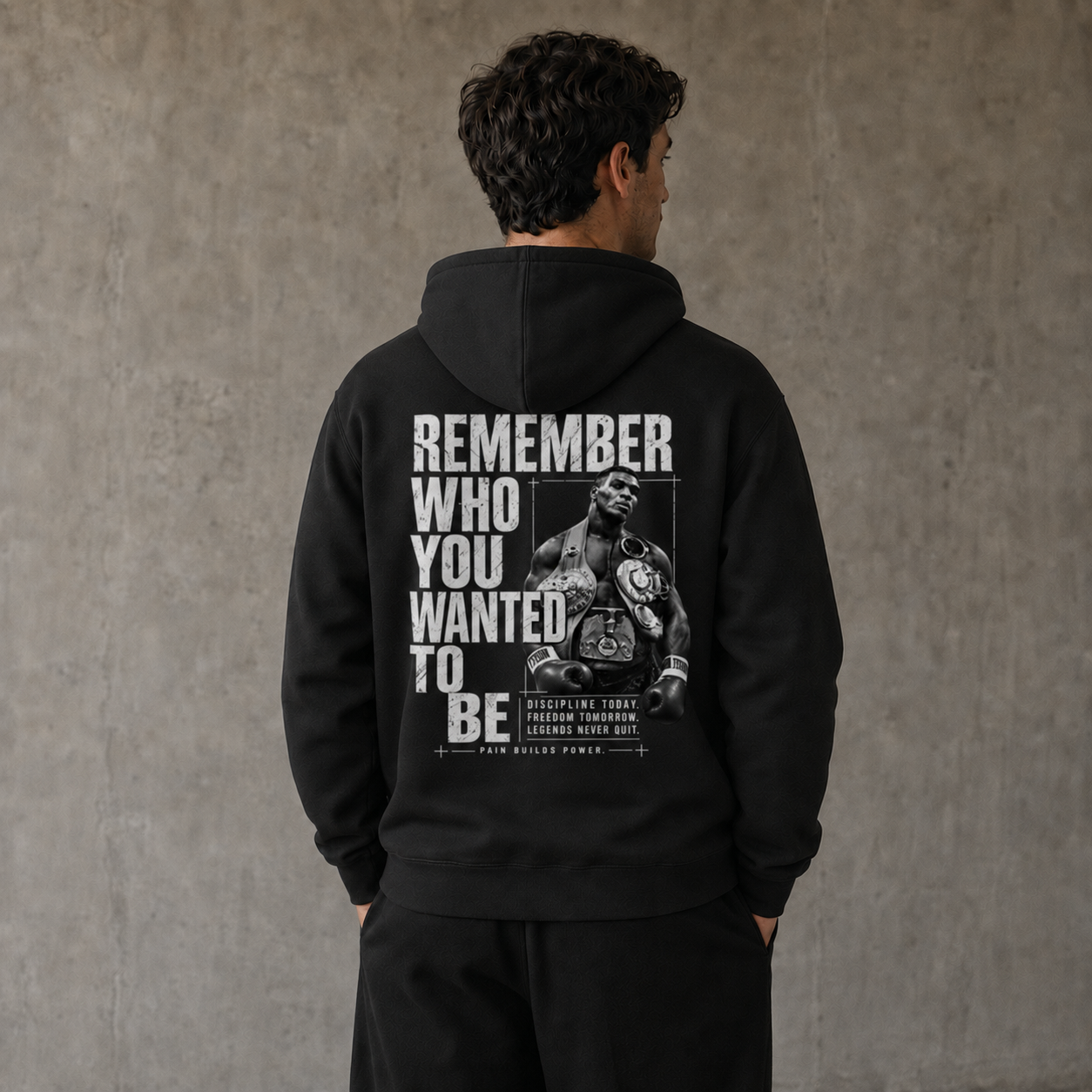 REMEMBER WHO YOU WANTED TO BE – Premium Hoodie