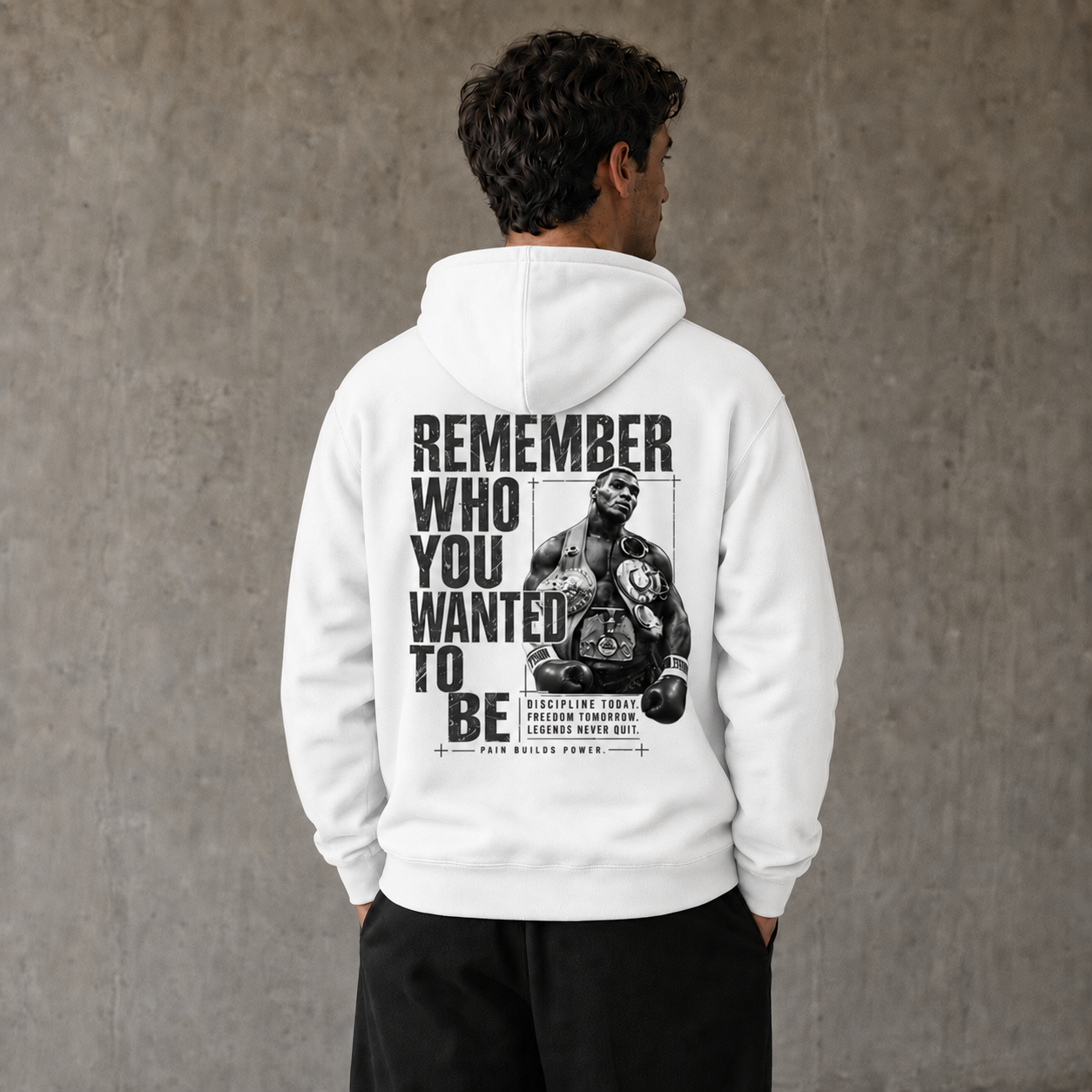 REMEMBER WHO YOU WANTED TO BE – Premium Hoodie